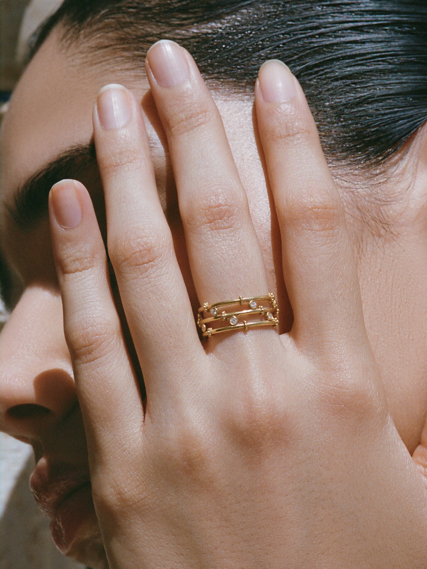 Beaded Lattice Ring