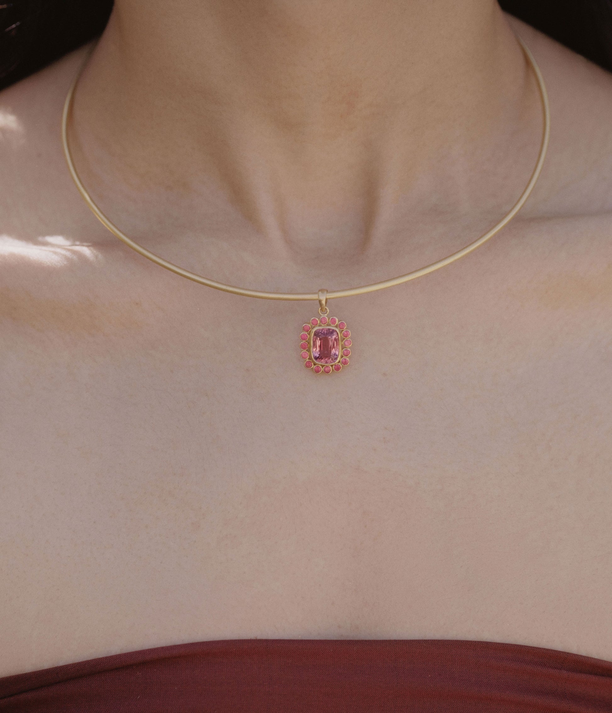 Spinel Rani Pendant