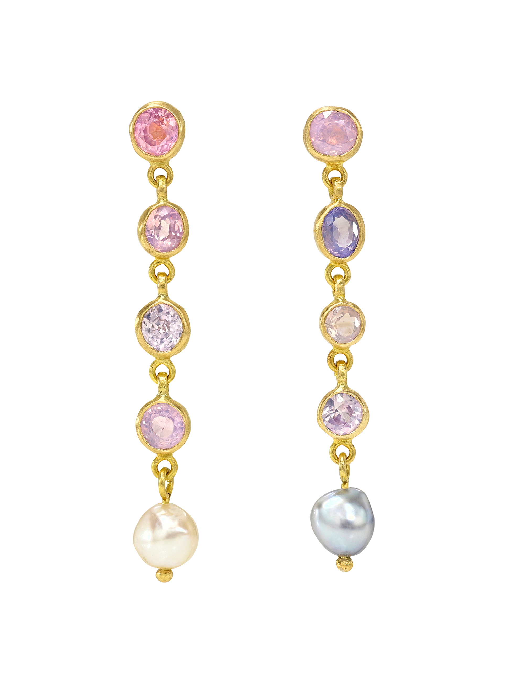 Sapphire Cascade Earrings