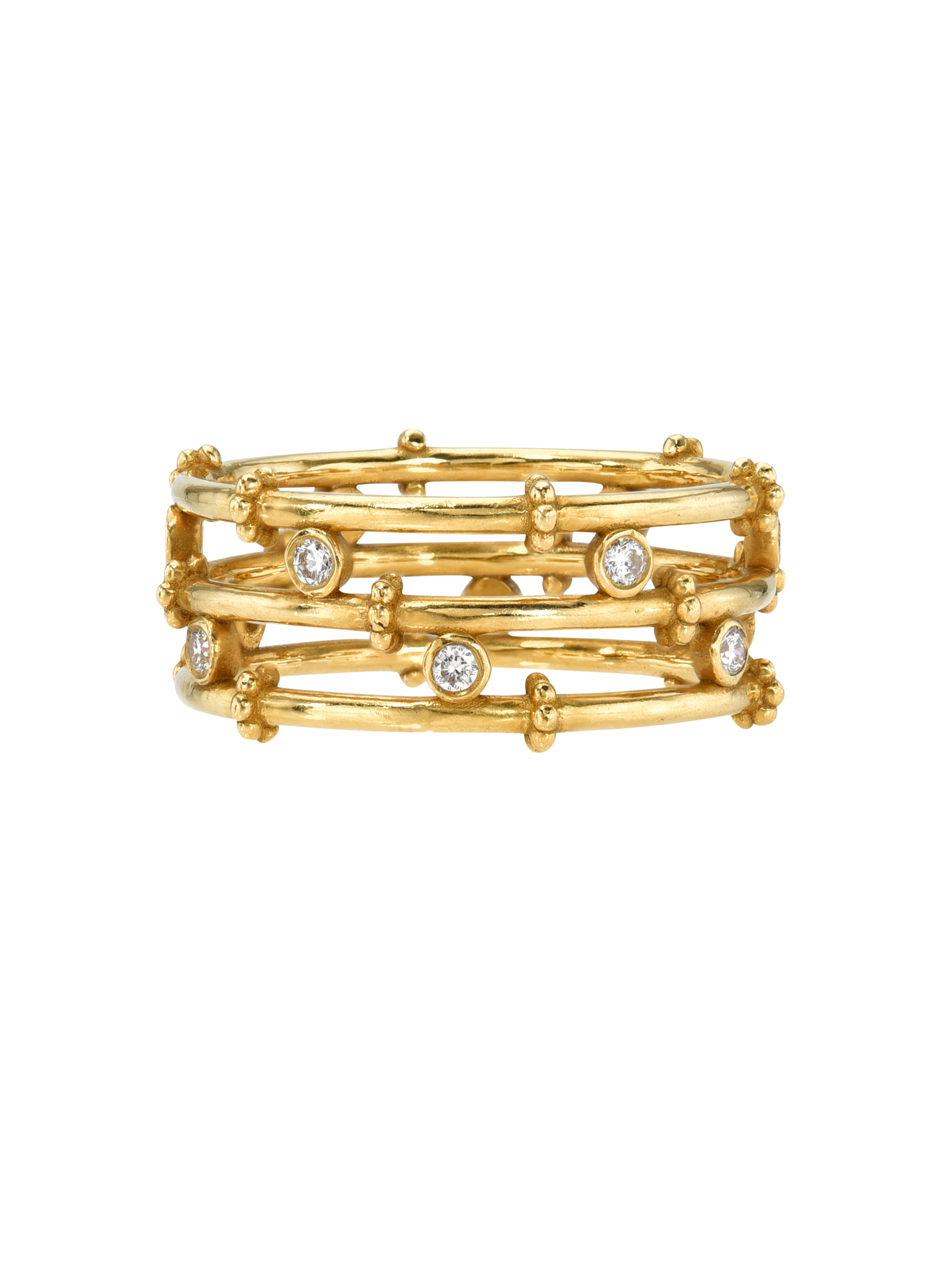 Beaded Lattice Ring