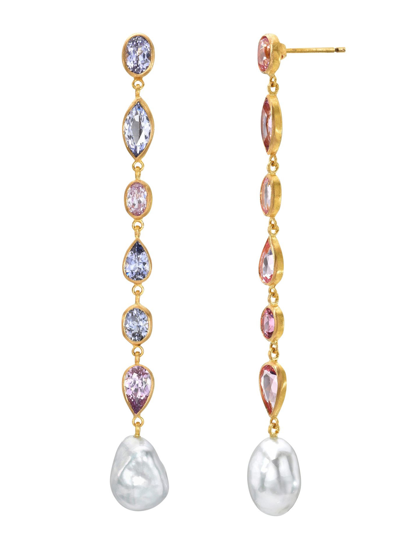 Spinel Cascade Earrings