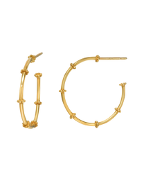 Beaded Hoop Earrings