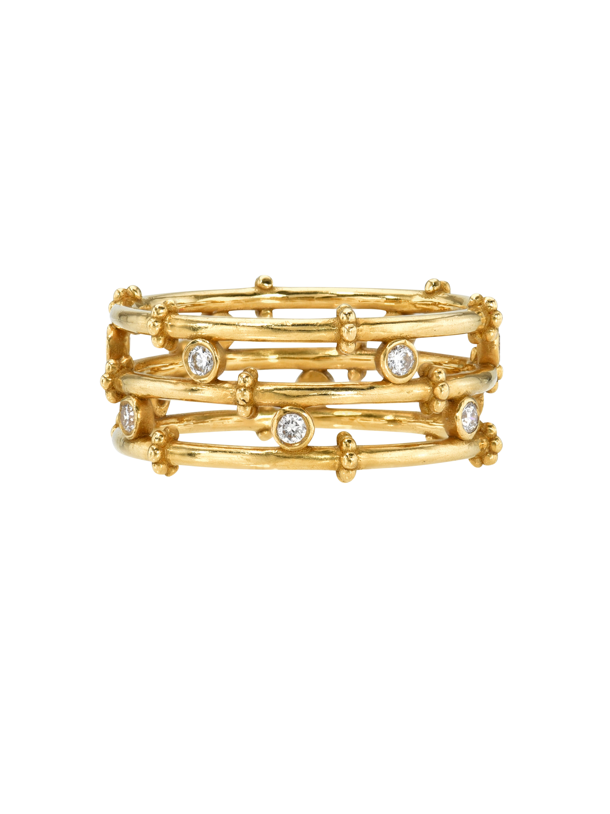 Beaded Lattice Ring