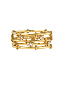 Beaded Lattice Ring