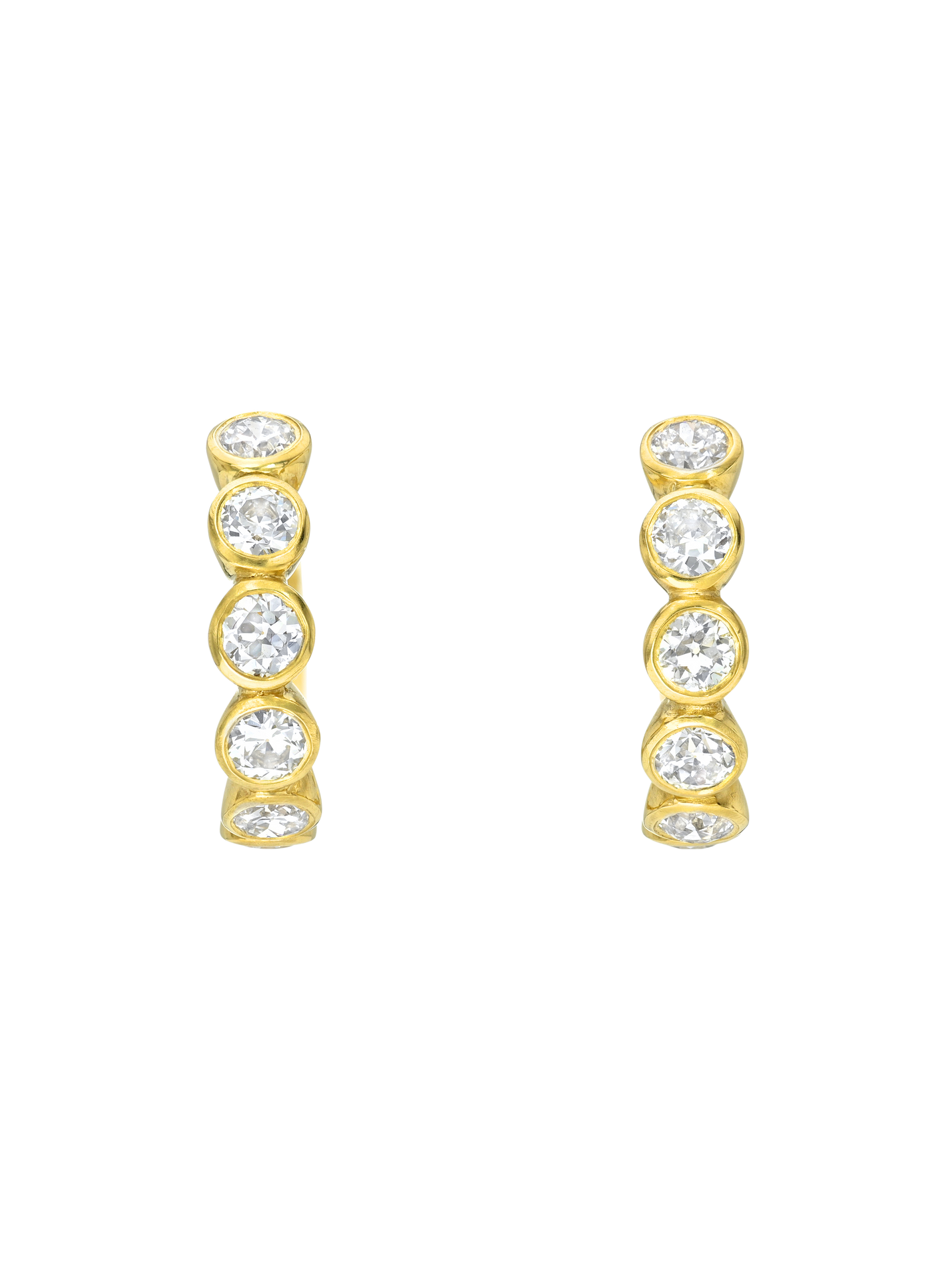 Diamond Hoop Earrings