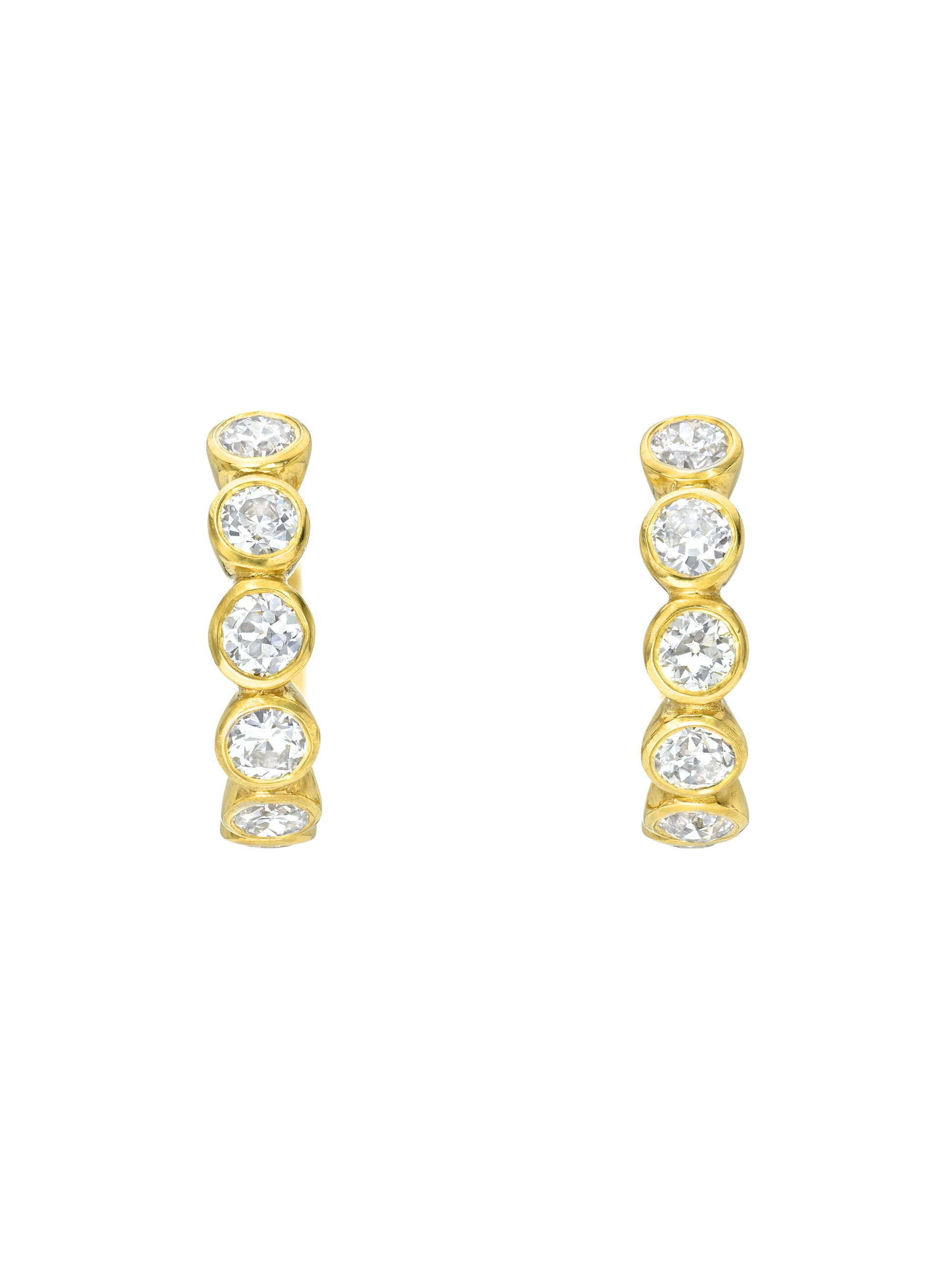 Diamond Hoop Earrings