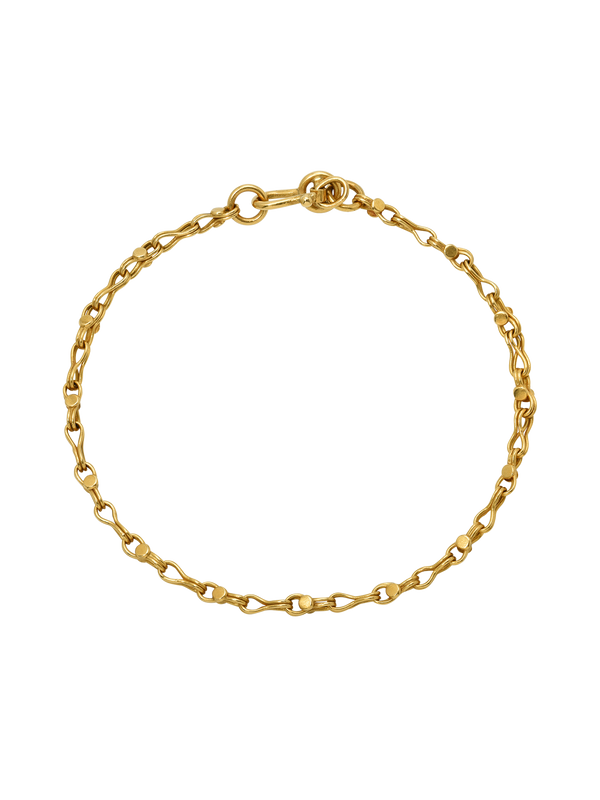 handwoven chain bracelet