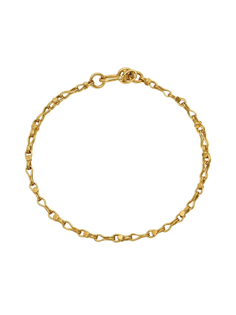 handwoven chain bracelet