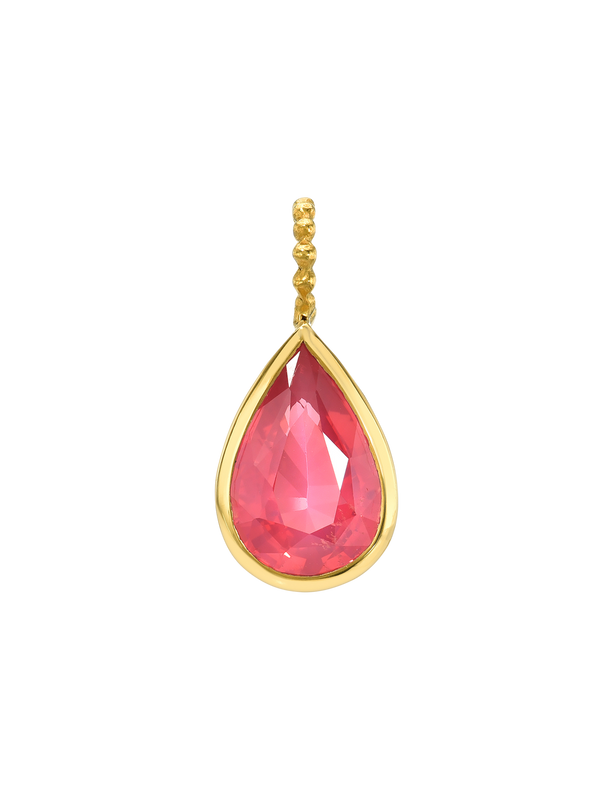 red spinel pendant