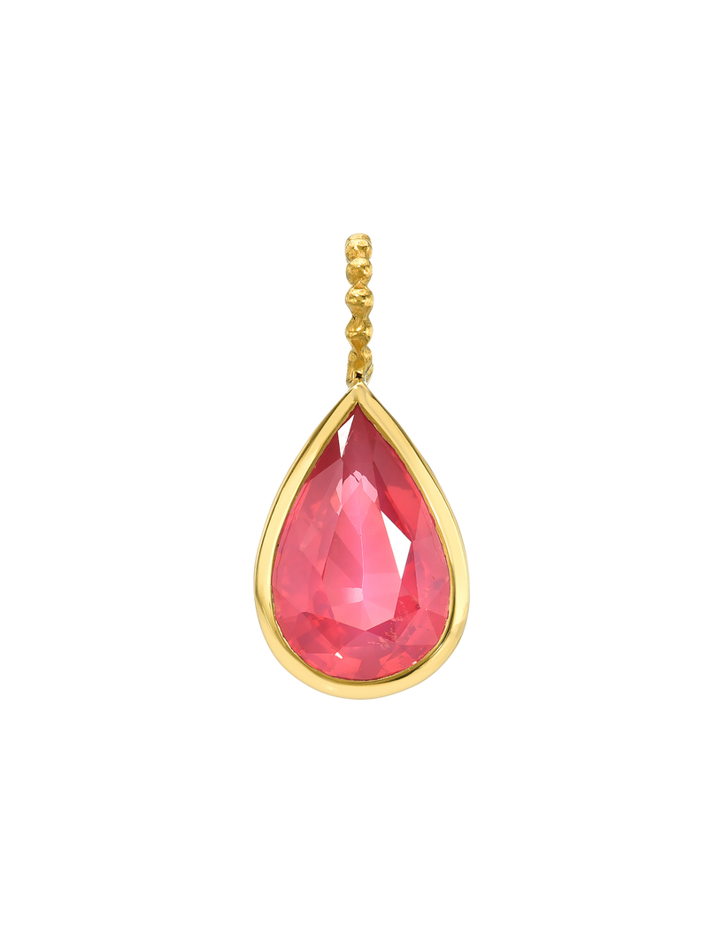 red spinel pendant