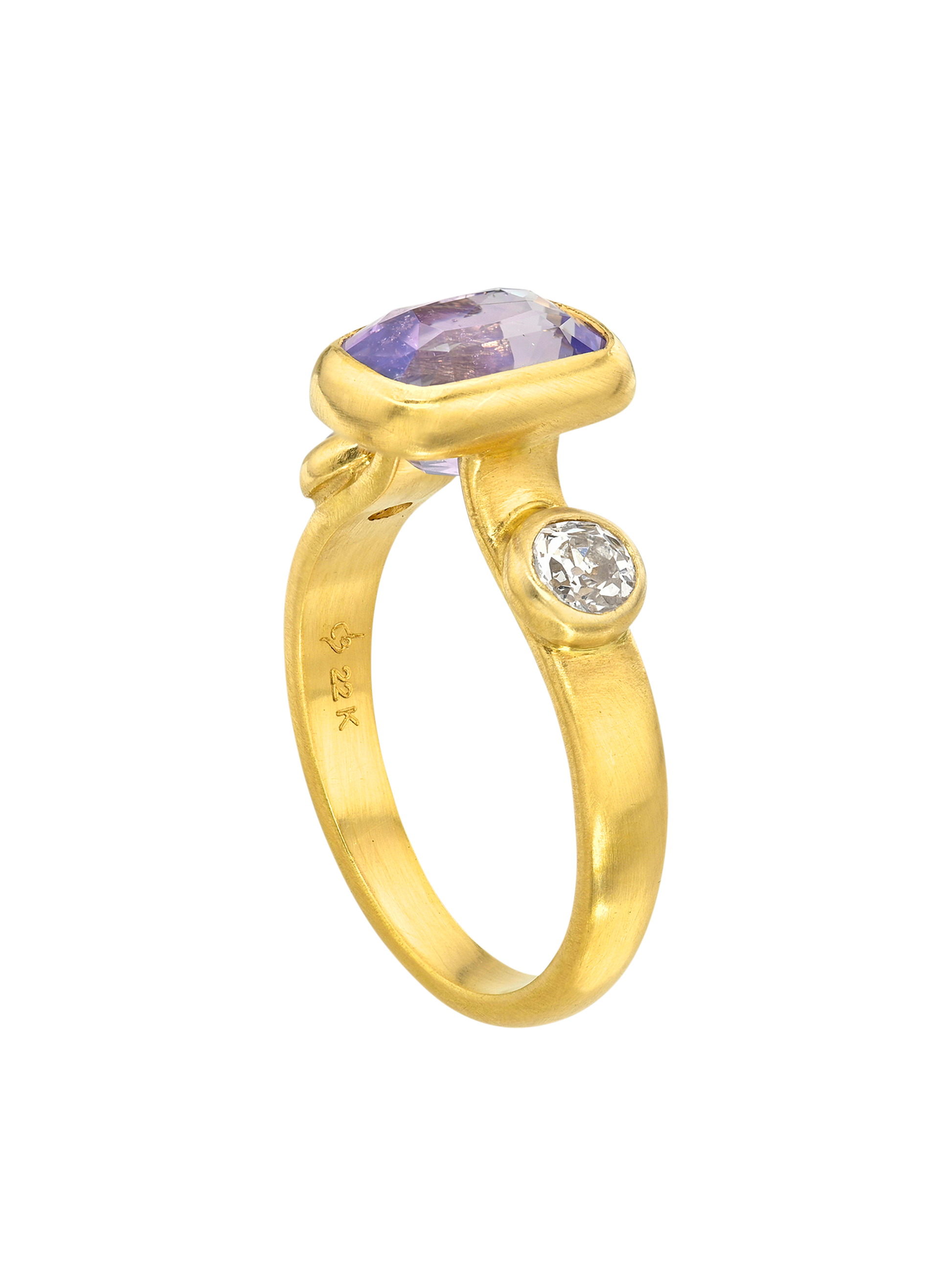 Sapphire and Diamond Ring