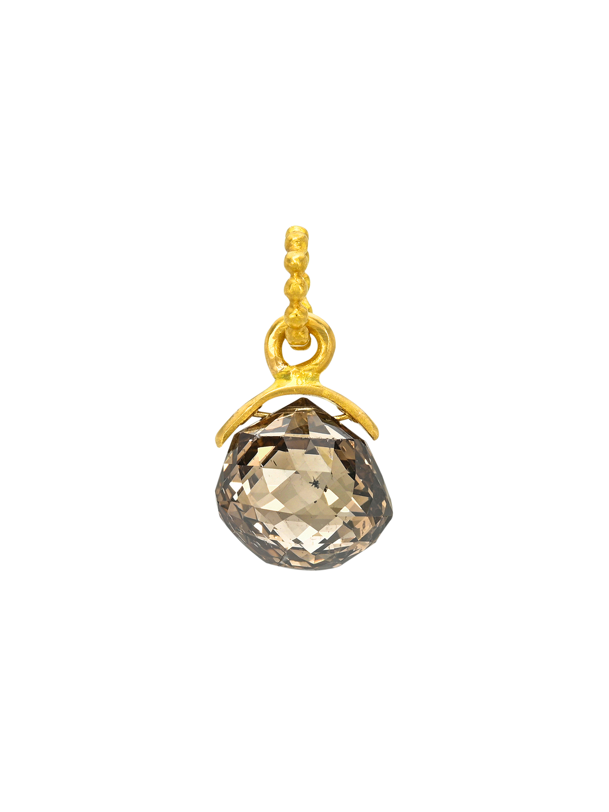 Diamond Briolette Pendant