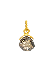 Diamond Briolette Pendant
