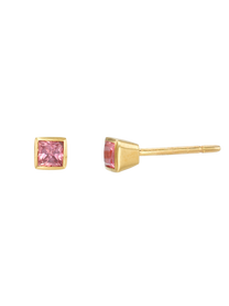 Padparadscha Beam Earrings