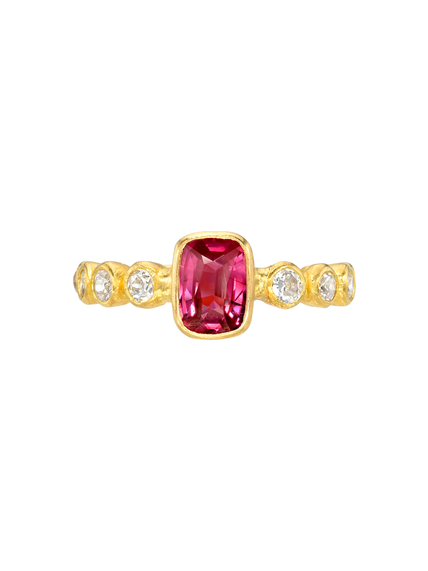 Ruby and Diamond Infiniti Ring