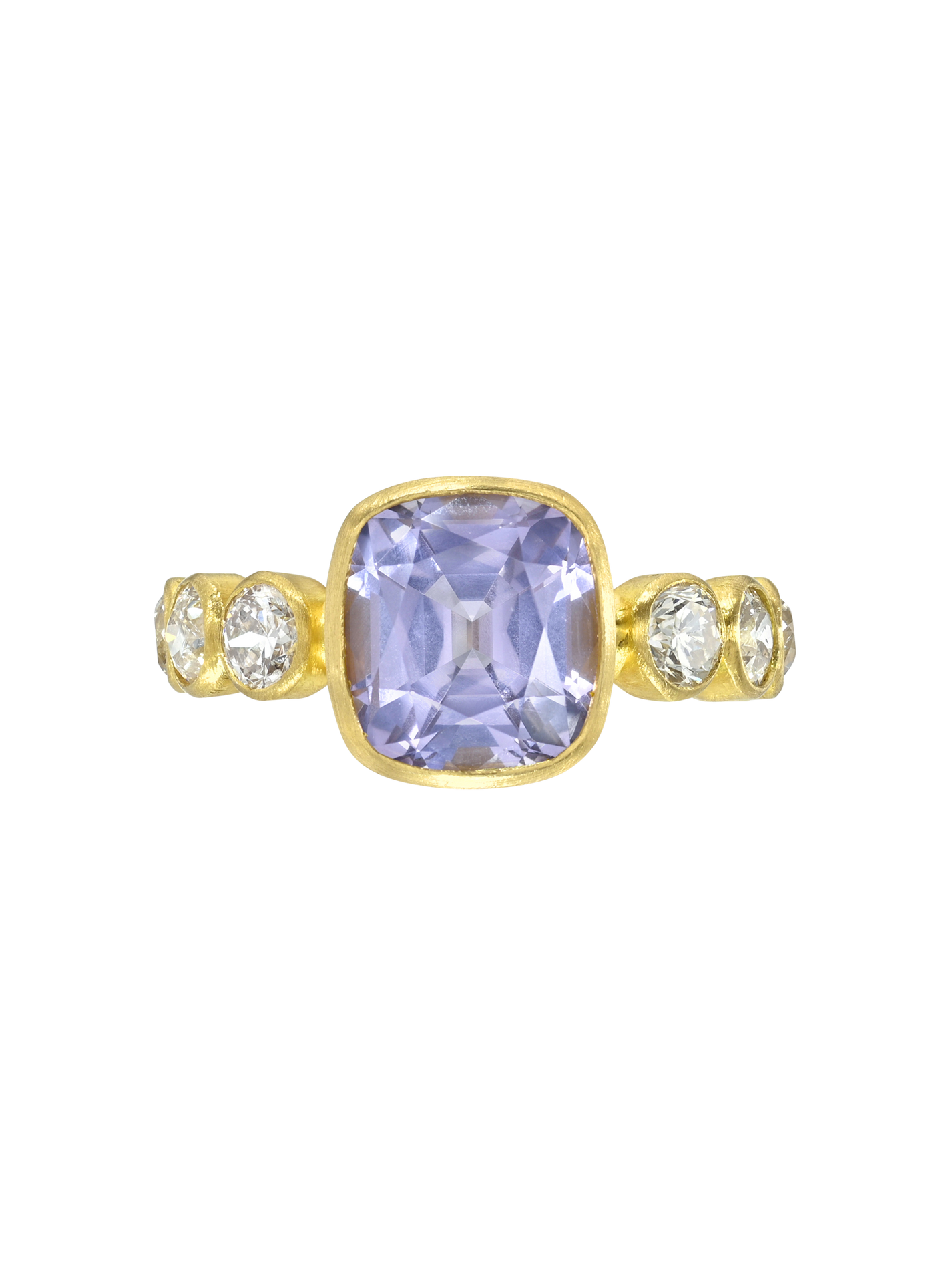 Spinel and Diamond Infiniti Ring