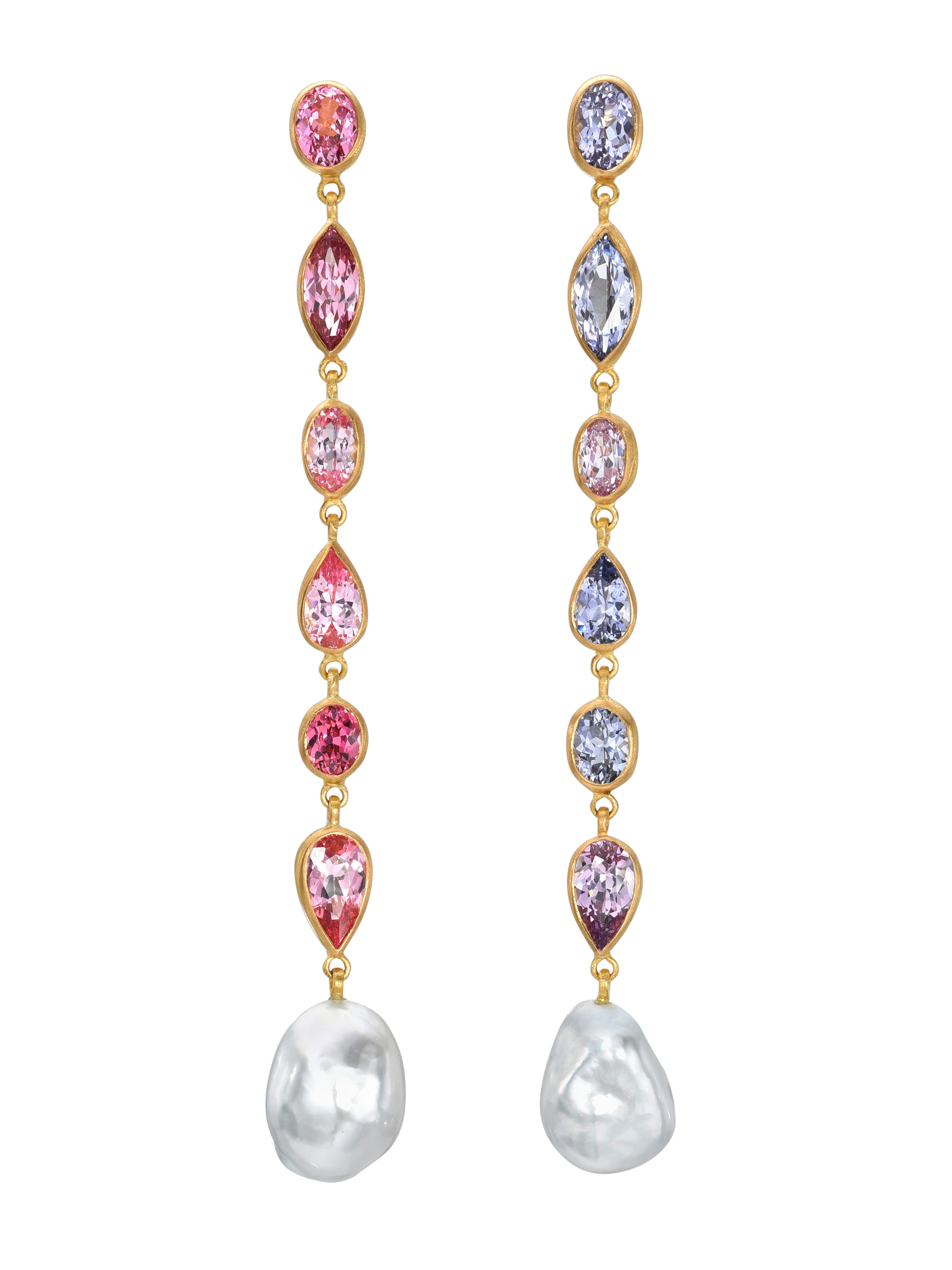 Spinel Cascade Earrings