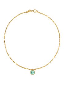 Signature Chain with Emerald Pendant