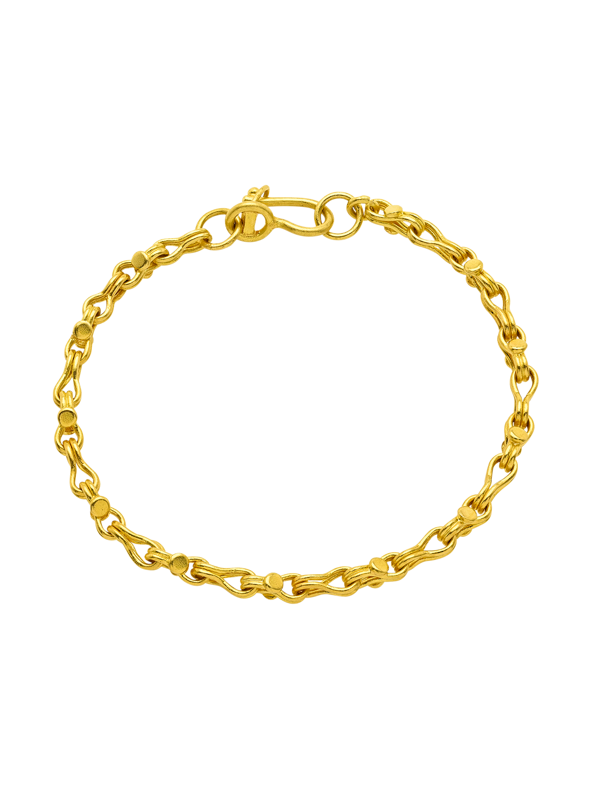Handwoven Heavy Chain Bracelet